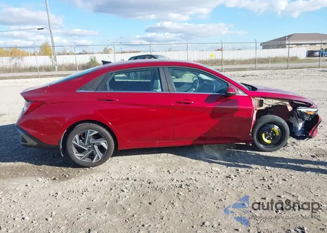 2025 Hyundai Elantra Limited from USA, damaged, VIN KMHLP4DG6SU868955